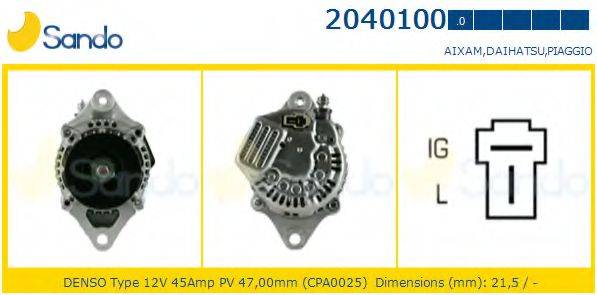 SANDO 20401000 Генератор