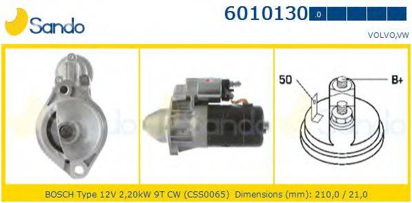 SANDO 60101300 Стартер