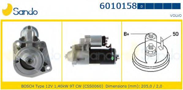 SANDO 60101580 Стартер