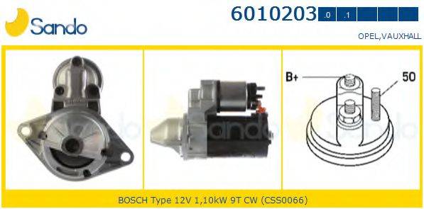 SANDO 60102030 Стартер