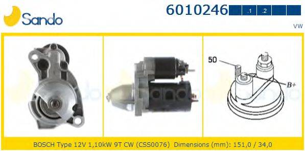 SANDO 60102462 Стартер