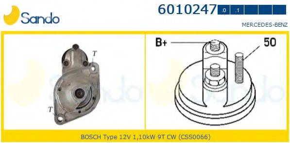 SANDO 60102470 Стартер