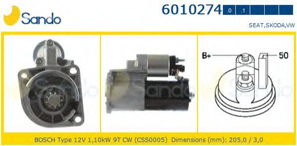 SANDO 60102740 Стартер