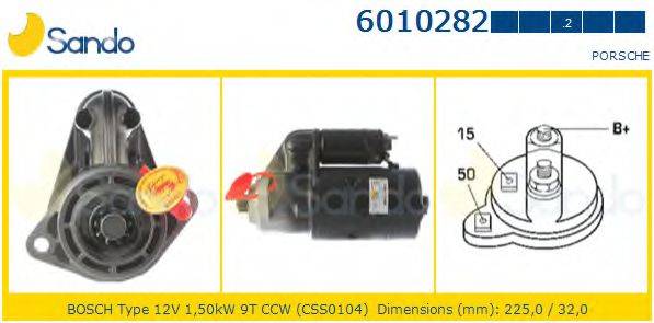 SANDO 60102822 Стартер