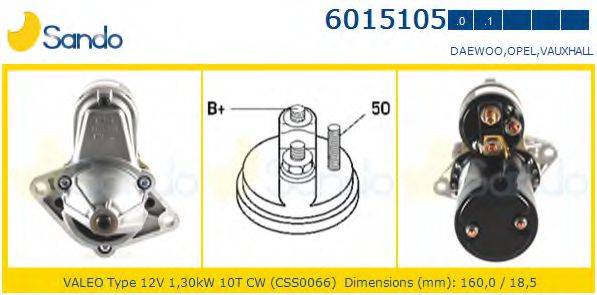 SANDO 60151050 Стартер