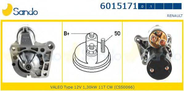 SANDO 60151710 Стартер