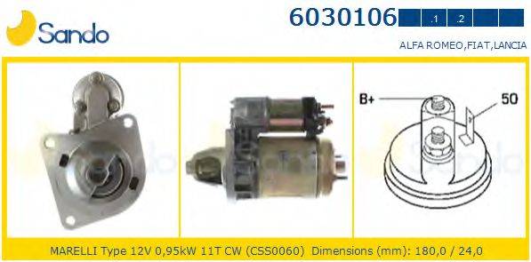 SANDO 60301062 Стартер