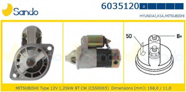 SANDO 60351200 Стартер