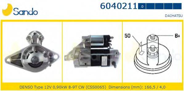 SANDO 60402110 Стартер