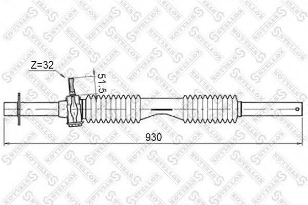 STELLOX 0035008SX Рульовий механізм