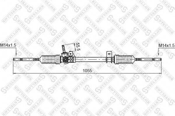 STELLOX 0035027SX Рульовий механізм