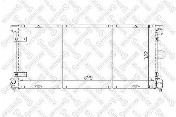 STELLOX 1025075SX Радіатор, охолодження двигуна