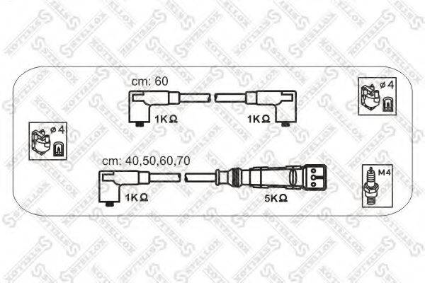 STELLOX 1038338SX Комплект дротів запалювання