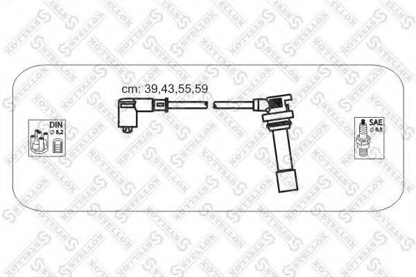 STELLOX 1038459SX Комплект дротів запалювання