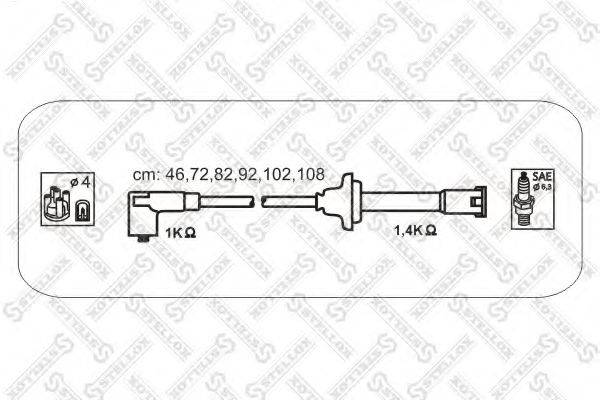 STELLOX 1038525SX Комплект дротів запалювання