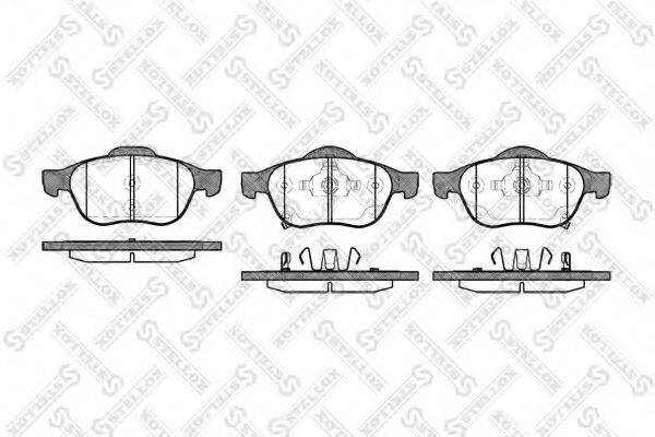 STELLOX 1065002SX Комплект гальмівних колодок, дискове гальмо