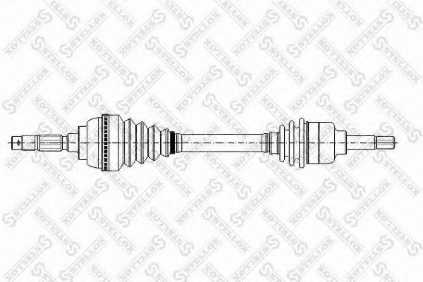 STELLOX 1581006SX Приводний вал