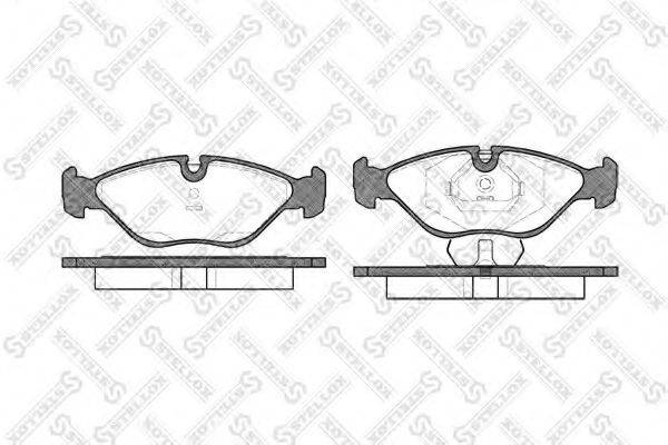 STELLOX 330000SX Комплект гальмівних колодок, дискове гальмо