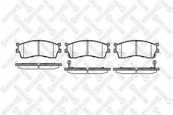 STELLOX 426032SX Комплект гальмівних колодок, дискове гальмо