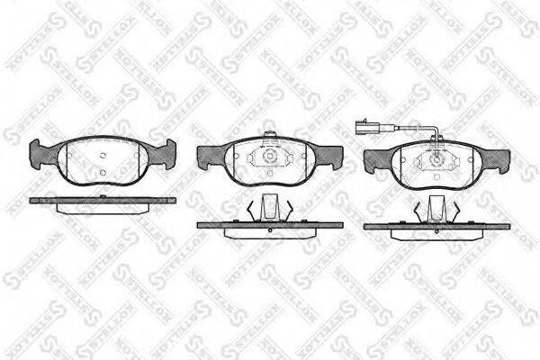 STELLOX 599031BSX Комплект гальмівних колодок, дискове гальмо