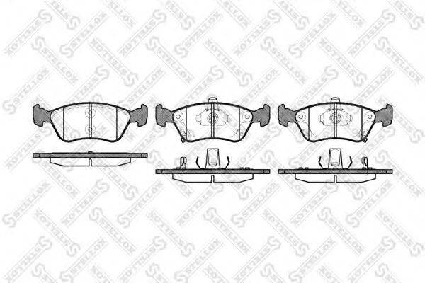 STELLOX 687002BSX Комплект гальмівних колодок, дискове гальмо