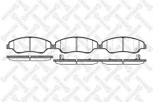 STELLOX 750002SX Комплект гальмівних колодок, дискове гальмо