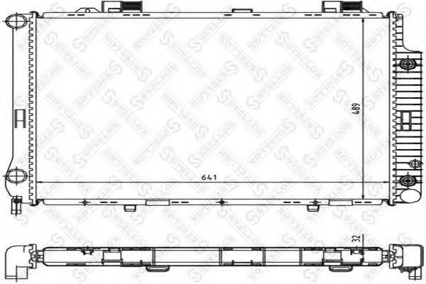 STELLOX 1025345SX Радіатор, охолодження двигуна