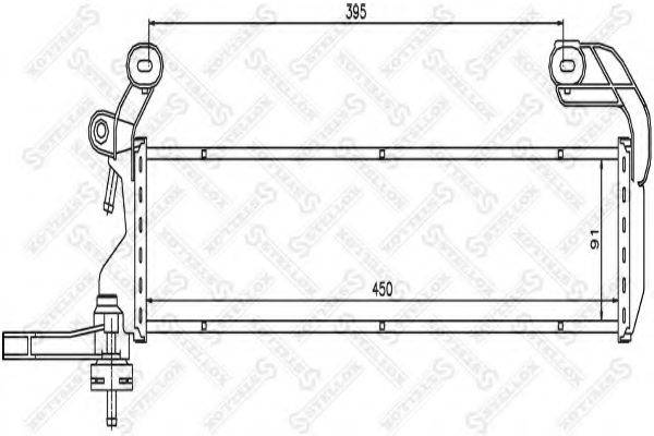 STELLOX 1025922SX Радіатор, охолодження двигуна