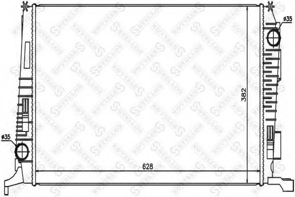 STELLOX 1026164SX Радіатор, охолодження двигуна