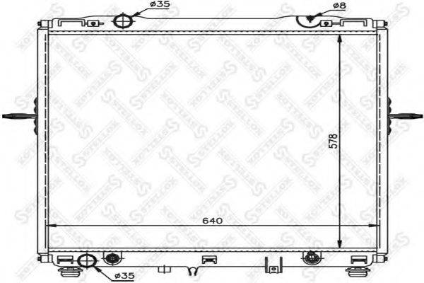 STELLOX 1026496SX Радіатор, охолодження двигуна