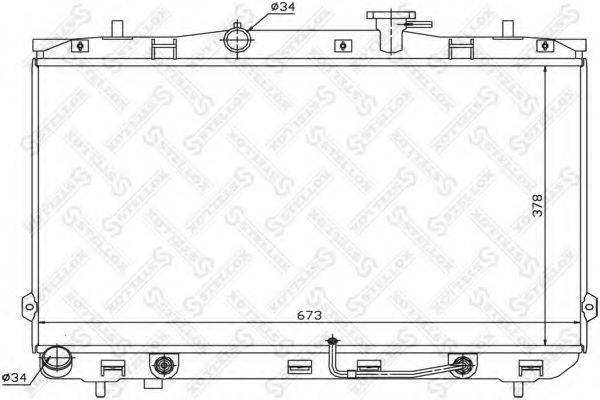 STELLOX 1026534SX Радіатор, охолодження двигуна