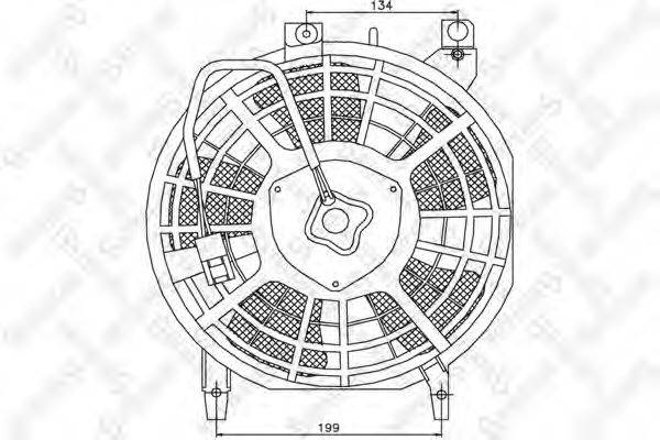 STELLOX 2999170SX Вентилятор, охолодження двигуна