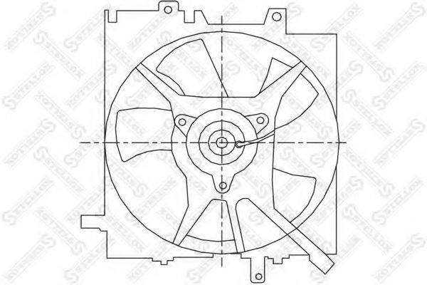 STELLOX 2999213SX Вентилятор, охолодження двигуна
