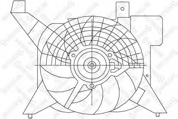 STELLOX 2999391SX Вентилятор, охолодження двигуна