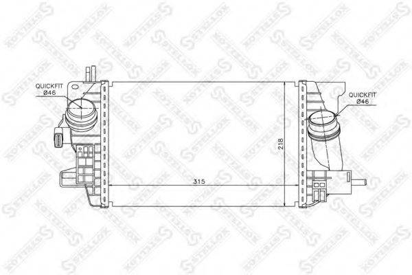 STELLOX 1040028SX Інтеркулер