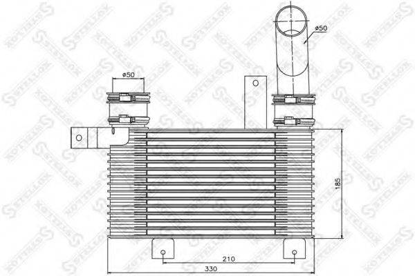 STELLOX 1040035SX Інтеркулер