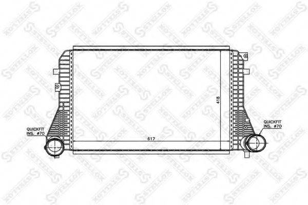 STELLOX 1040038SX Інтеркулер