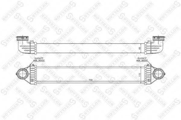 STELLOX 1040043SX Інтеркулер