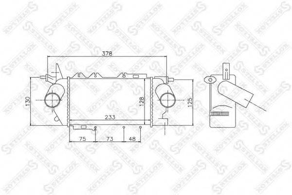 STELLOX 1040142SX Інтеркулер