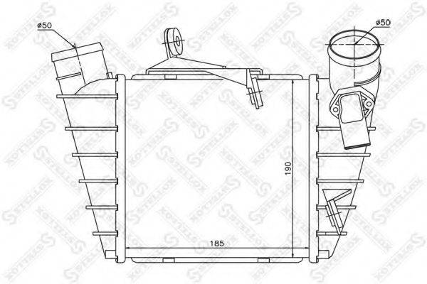 STELLOX 1040154SX Інтеркулер