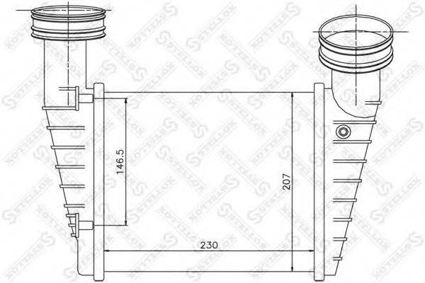 STELLOX 1040158SX Інтеркулер