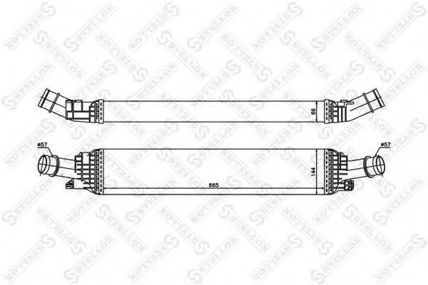 STELLOX 1040184SX Інтеркулер