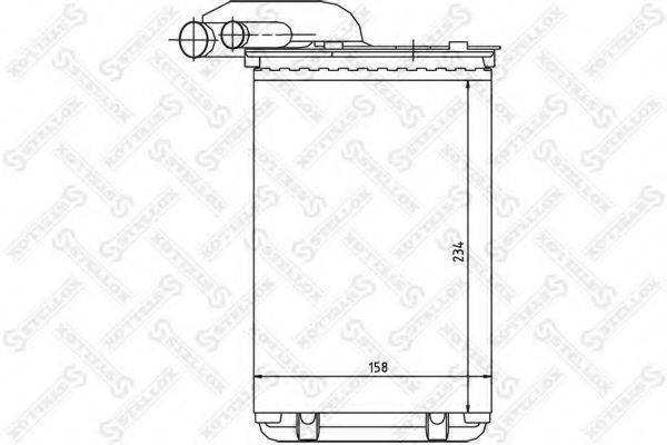 STELLOX 1035014SX Теплообмінник, опалення салону