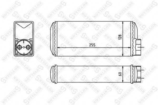 STELLOX 1035146SX Теплообмінник, опалення салону