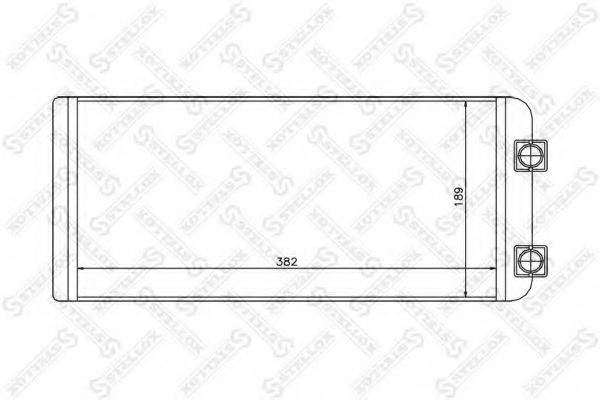 STELLOX 8205008SX Теплообмінник, опалення салону