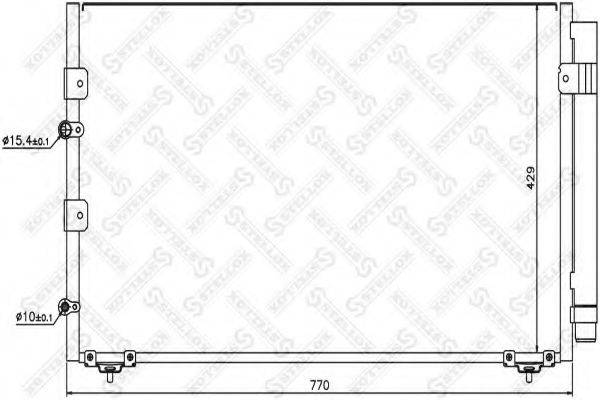 STELLOX 1045158SX Конденсатор, кондиціонер