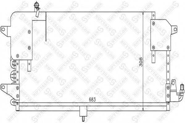 STELLOX 1045178SX Конденсатор, кондиціонер