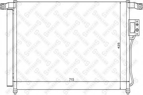 STELLOX 1045203SX Конденсатор, кондиціонер