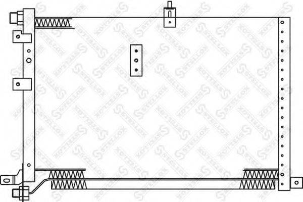 STELLOX 1045347SX Конденсатор, кондиціонер