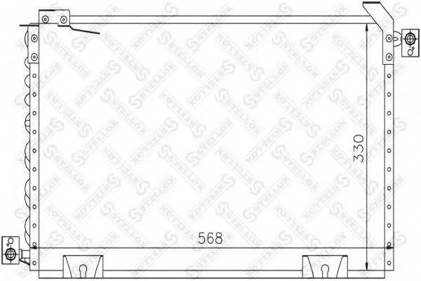 STELLOX 1045539SX Конденсатор, кондиціонер